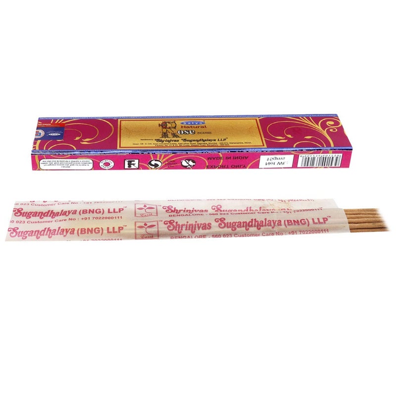 Taschen Satya "Nag Champa" Rose Natural Incense Sticks, 15 g 15 g/Pack, 12 Packs/Box Price is for The Box - Image 3